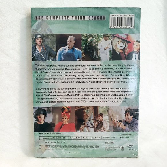 NEW Quantum Leap Complete Thirds Season DVD (Sealed) NIB - Picture 2 of 5
